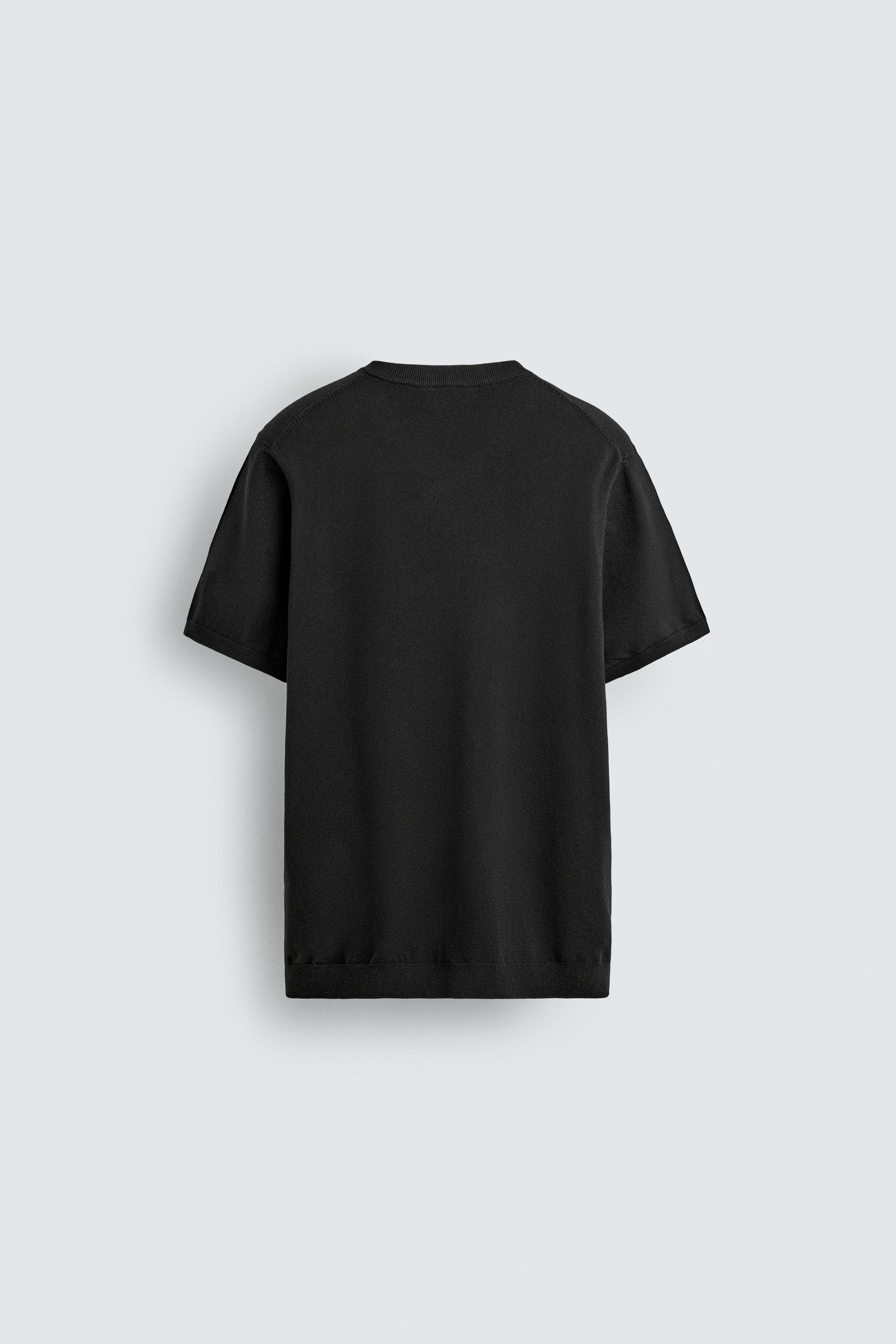 BASIC REGULAR FIT KNIT T-SHIRT